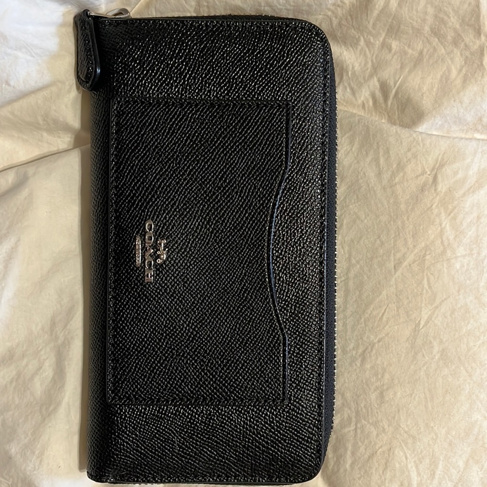 Black coach wallet